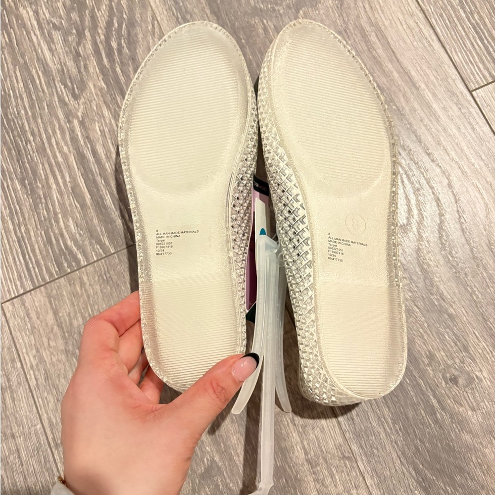 Wild Fable Clear Textured Flats - Picture 2 of 2